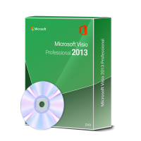 Microsoft Visio 2013 Professional und DVD 1 User / 2 Aktivierungen