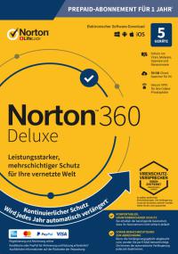 Norton 360 kein ABO (5 D - 1 Y) Deluxe inkl. 50GB MD