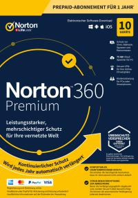 Norton 360 kein ABO (10 D - 1 Y) Premium inkl. 75GB MD